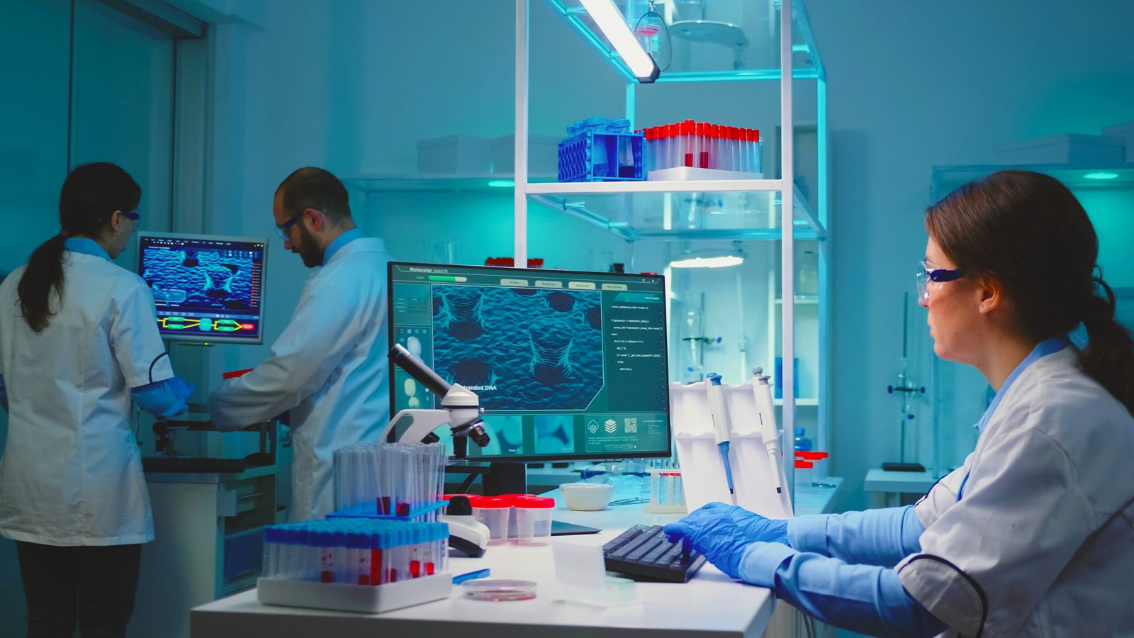 Grupo de trabajadores de la industria de Salud y Atención Medica