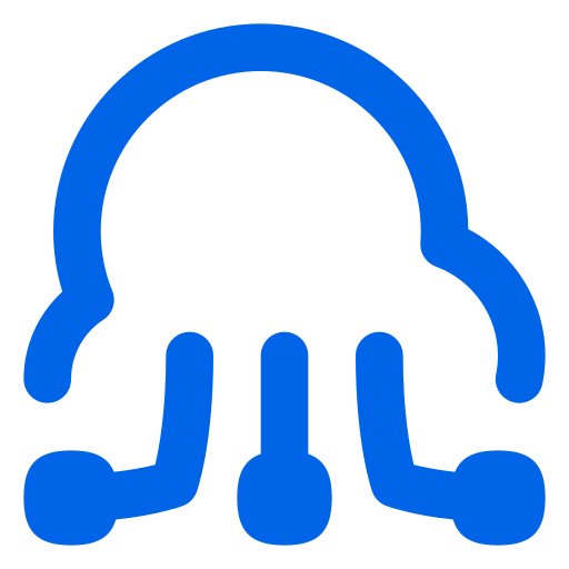 Icono de nube para industria de Tecnología y Telecomunicaciones